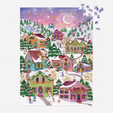 Joy Laforme Snowcap Village 1000 Piece Foil Jigsaw Puzzle | Galison - Jigsaw Puzzles - The Puzzle Center