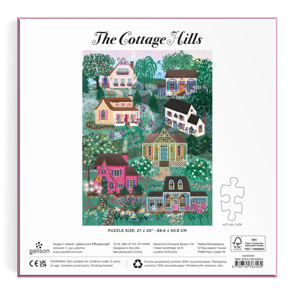 Joy LaForme The Cottage Hills 1000 Piece Jigsaw Puzzle | Galison - Jigsaw Puzzles - The Puzzle Center