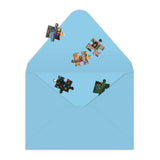 Joy Laforme Winter Lights 60 Piece Greeting Card Puzzle | Galison - Greeting Card Puzzle - The Puzzle Center