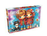 Joyful Childhood Trio 1000 Piece Jigsaw Puzzle | Delfy Puzzles - Jigsaw Puzzles - The Puzzle Center