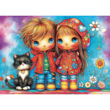 Joyful Childhood Trio 1000 Piece Jigsaw Puzzle | Delfy Puzzles - Jigsaw Puzzles - The Puzzle Center