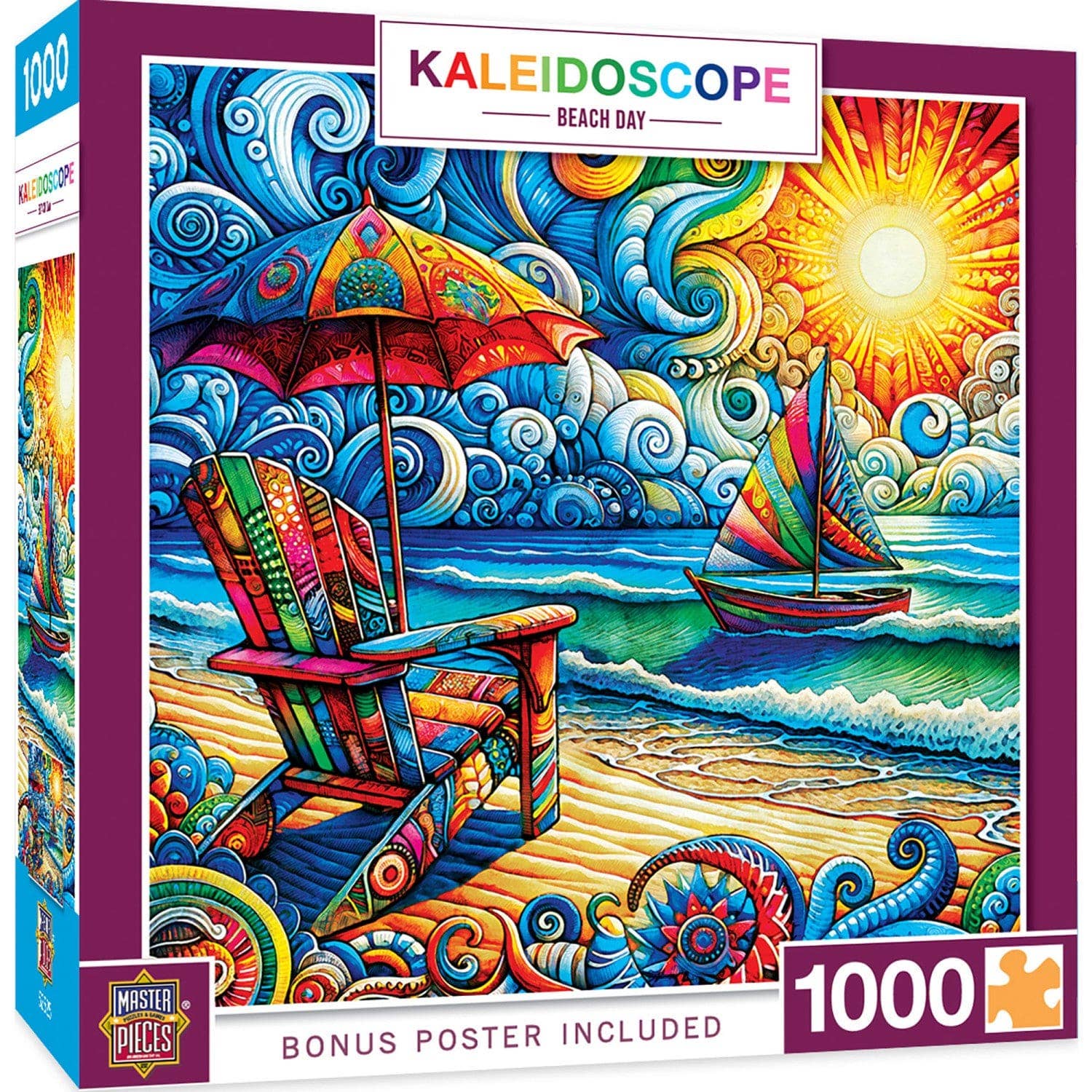 Beach Day 1000 Piece Puzzle | Masterpieces – The Puzzle Center