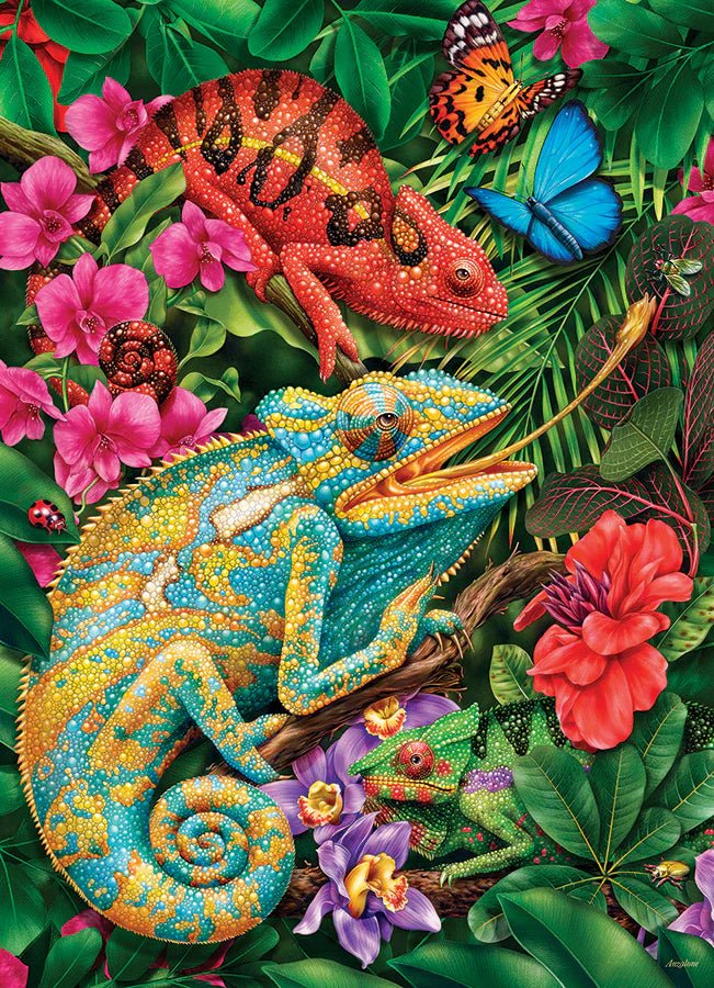 Karma Chameleon 1000 Piece Jigsaw Puzzle | Cobble Hill Puzzles - Jigsaw Puzzles - The Puzzle Center