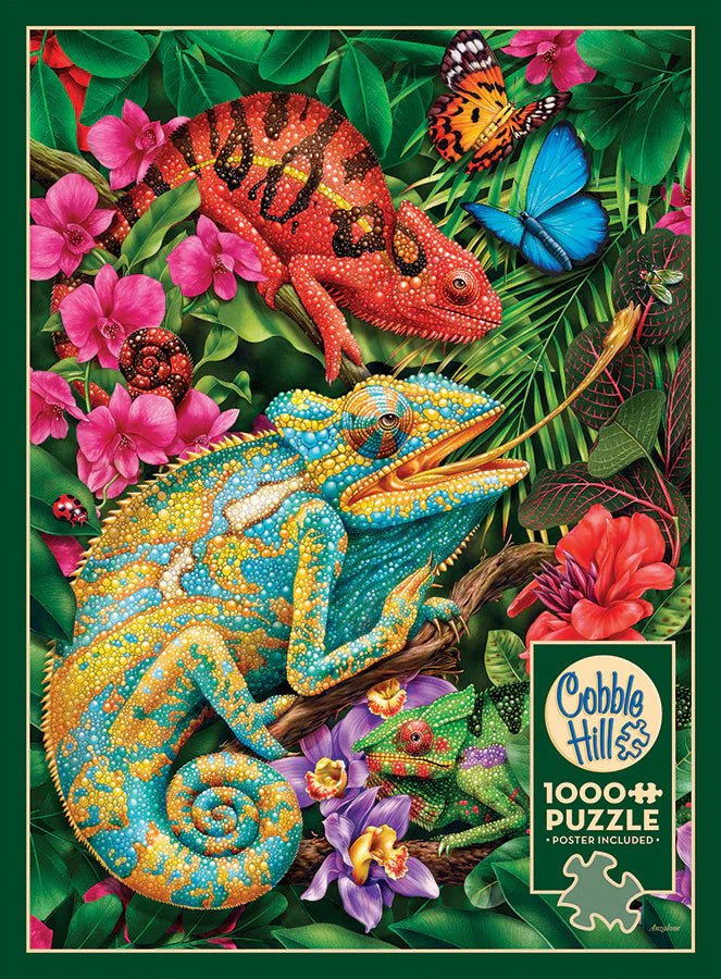 Karma Chameleon 1000 Piece Jigsaw Puzzle | Cobble Hill Puzzles - Jigsaw Puzzles - The Puzzle Center