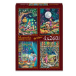 Kat Fedora (1) 4 x 260 Pieces Jigsaw Puzzles | Magnolia - Jigsaw Puzzles - The Puzzle Center