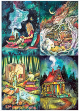 Kat Fedora (2) 4 x 260 Pieces Jigsaw Puzzles | Magnolia - Jigsaw Puzzles - The Puzzle Center