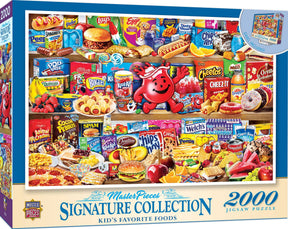Kids' Favorite Foods 2000 Piece Jigsaw Puzzle by Masterpieces - Masterpieces Puzzles - Jigsaw Puzzles - The Puzzle Center