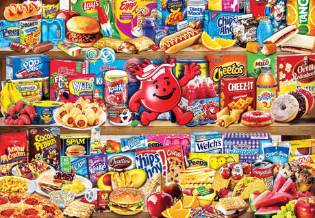 Kids' Favorite Foods 2000 Piece Jigsaw Puzzle by Masterpieces - Masterpieces Puzzles - Jigsaw Puzzles - The Puzzle Center