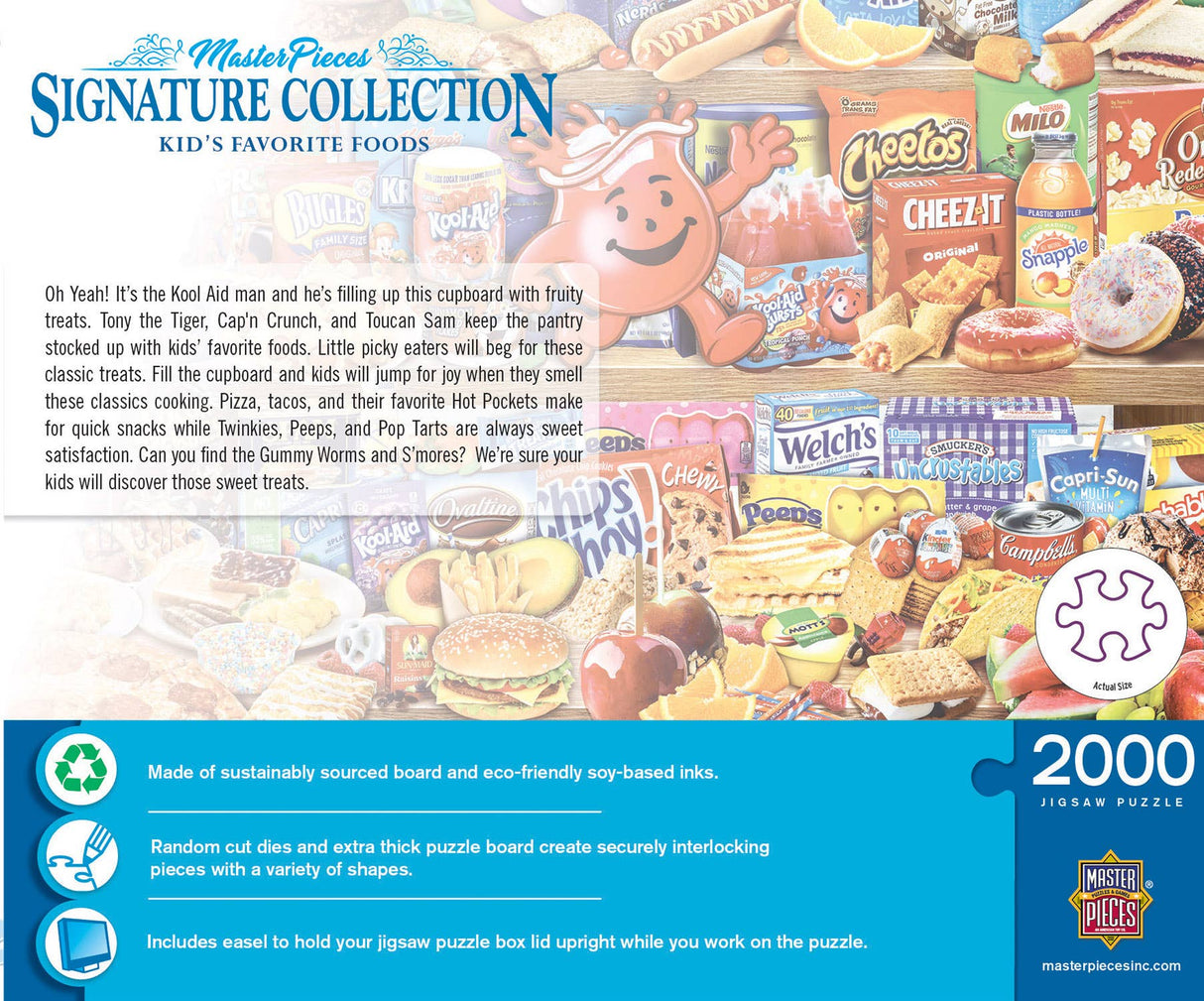 Kids' Favorite Foods 2000 Piece Jigsaw Puzzle by Masterpieces - Masterpieces Puzzles - Jigsaw Puzzles - The Puzzle Center