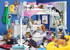 Kitten Slumber Party 1000 Piece Jigsaw Puzzle | Cobble Hill - Jigsaw Puzzles - The Puzzle Center