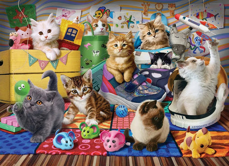 Kittens Playtime 500 Piece Jigsaw Puzzle | Eurographics - Jigsaw Puzzles - The Puzzle Center