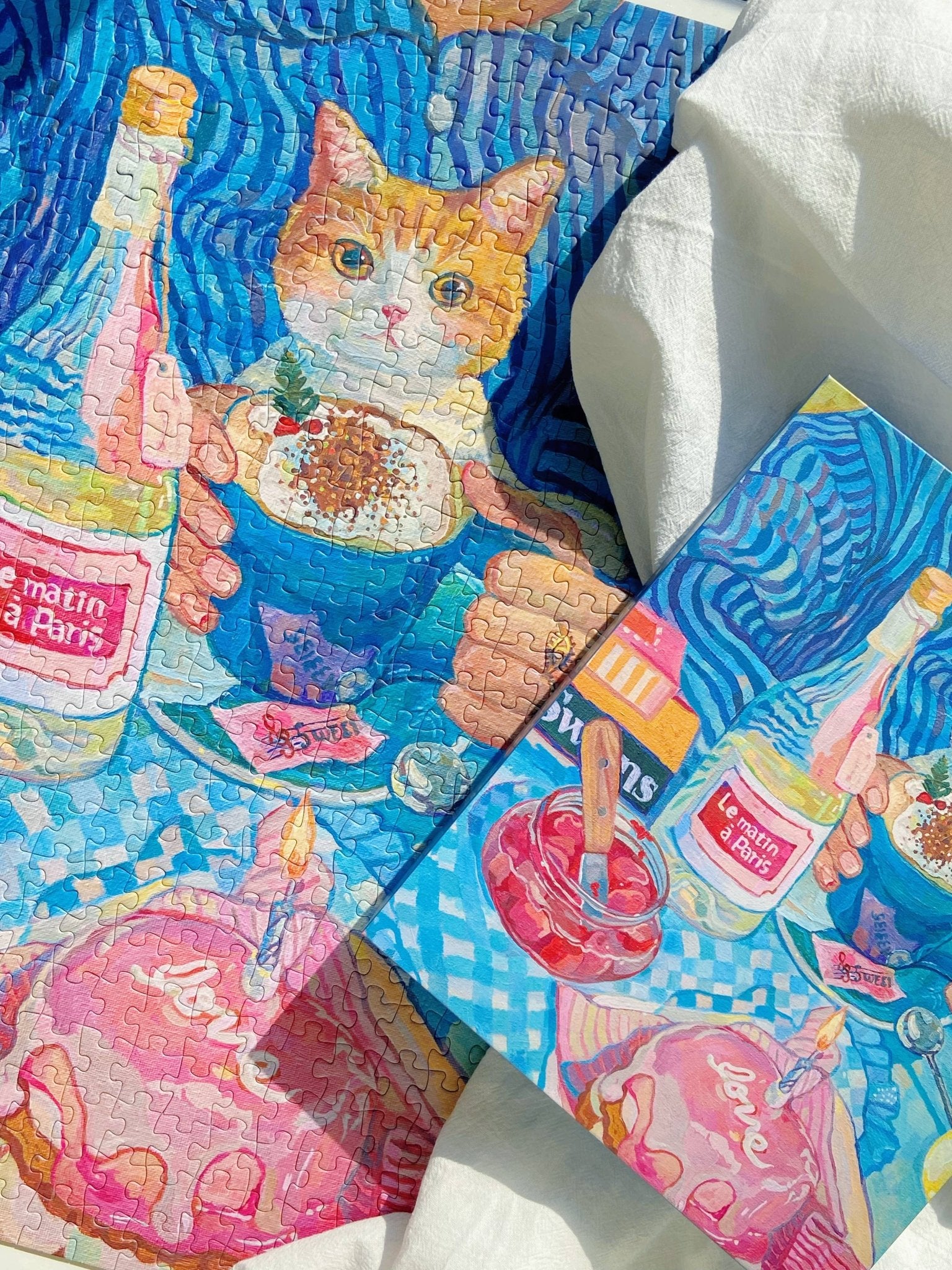 Kitty Café 500 Piece Puzzle | WEVE Puzzle - Jigsaw Puzzles - The Puzzle Center