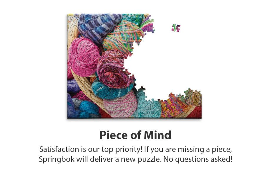Knit Fit 1000 Piece Jigsaw Puzzle by Springbok Puzzles - Springbok Puzzles - Jigsaw Puzzles - The Puzzle Center