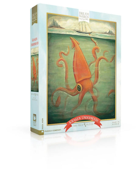 Kraken Underneath 500 Piece Jigsaw Puzzle by New York Puzzle Company - New York Puzzle Company - Jigsaw Puzzles - The Puzzle Center