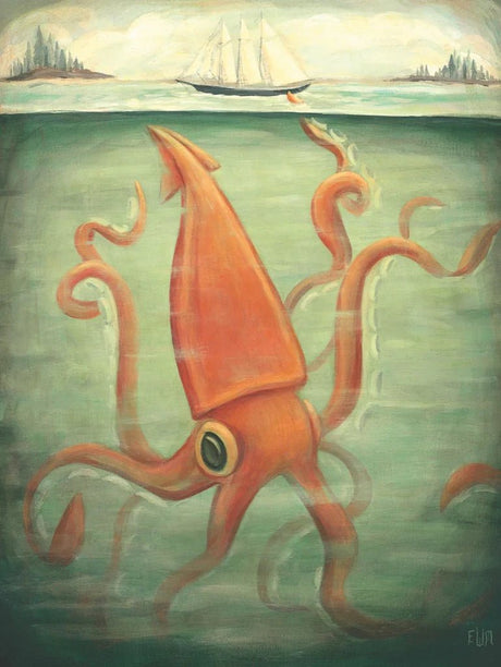 Kraken Underneath 500 Piece Jigsaw Puzzle by New York Puzzle Company - New York Puzzle Company - Jigsaw Puzzles - The Puzzle Center