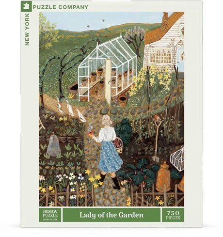 Lady of the Garden 750 Piece Jigsaw Puzzle | New York Puzzle Company - Jigsaw Puzzles - The Puzzle Center