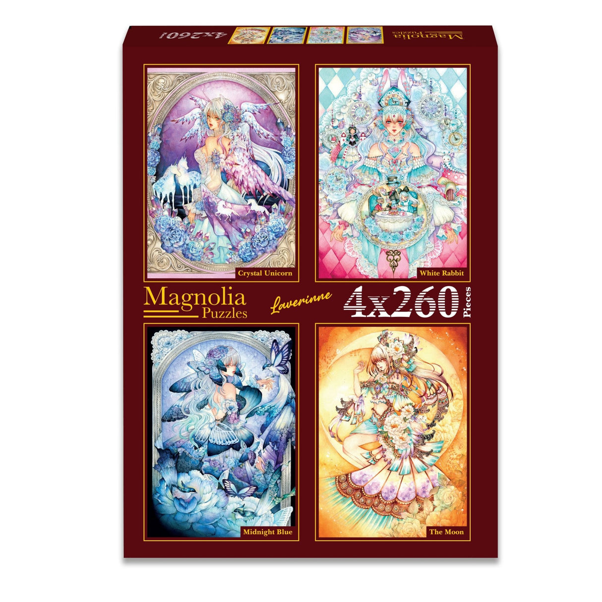 Laverinne 4 x 260 Pieces Jigsaw Puzzles | Magnolia - Jigsaw Puzzles - The Puzzle Center