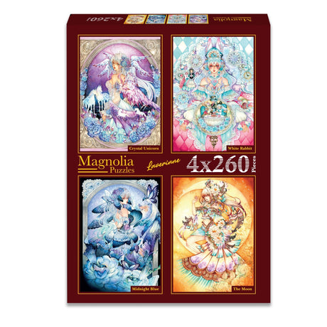 Laverinne 4 x 260 Pieces Jigsaw Puzzles | Magnolia - Jigsaw Puzzles - The Puzzle Center