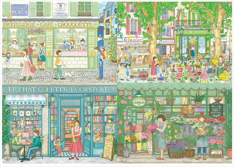 Le Chat Colette 4 x 260 Pieces Jigsaw Puzzles | Magnolia - Jigsaw Puzzles - The Puzzle Center
