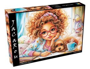 Letters & Paws 1000 Piece Jigsaw Puzzle | JaCaRou Puzzles - Jigsaw Puzzles - The Puzzle Center