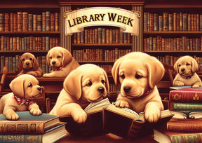 Library Week 1000 Piece Jigsaw Puzzle by Yazz Puzzles - Yazz - Jigsaw Puzzles - The Puzzle Center
