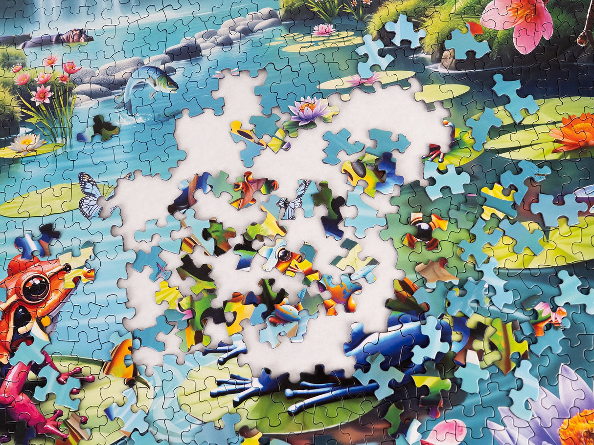 Lily Pond Paradise 1000 Piece Jigsaw Puzzle - Limited Release | Springbok Puzzles - Springbok Puzzles - Jigsaw Puzzles - The Puzzle Center