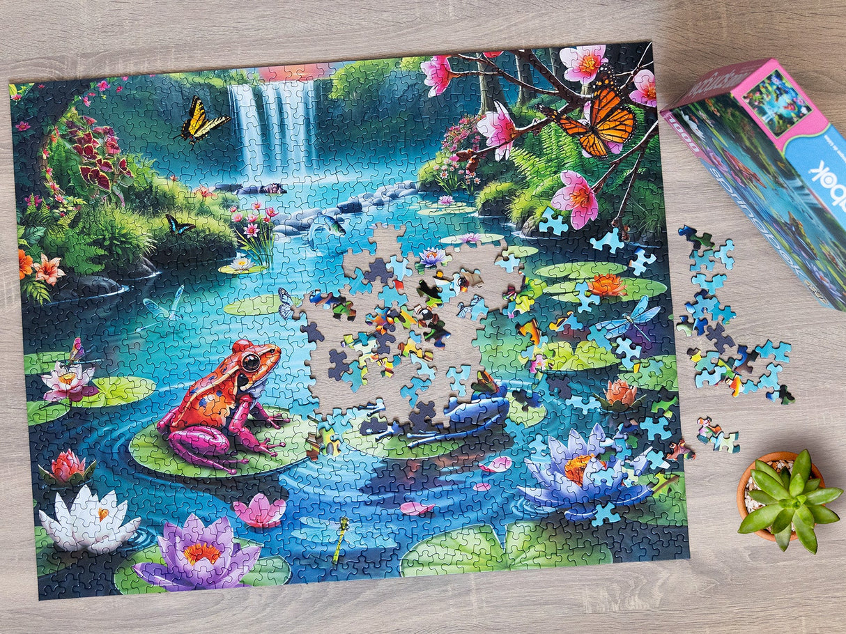 Lily Pond Paradise 1000 Piece Jigsaw Puzzle - Limited Release | Springbok Puzzles - Springbok Puzzles - Jigsaw Puzzles - The Puzzle Center