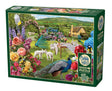 Little Lambs Rose Garden 1000 Piece Jigsaw Puzzle | Cobble Hill - Jigsaw Puzzles - The Puzzle Center