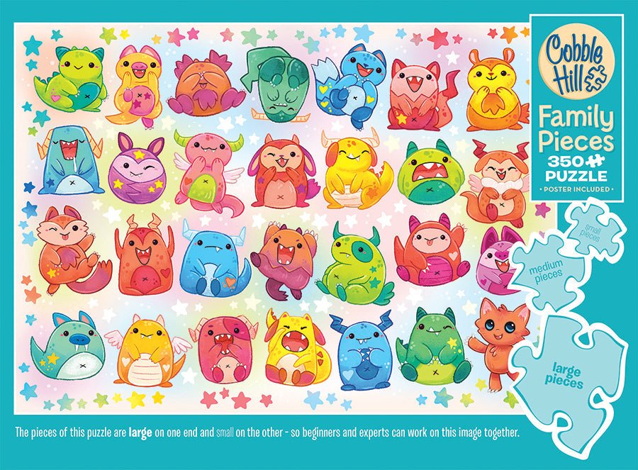 Little Monsters 350 Piece Jigsaw Puzzle | Cobble Hill - Jigsaw Puzzles - The Puzzle Center