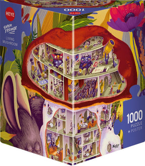 Living Mushroom, Superfreunde 1000 Piece Jigsaw Puzzle | Heye - Jigsaw Puzzles - The Puzzle Center