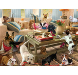 Living Room Pups 300 Piece Jigsaw Puzzle | Eurographics - Jigsaw Puzzles - The Puzzle Center