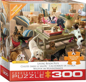 Living Room Pups 300 Piece Jigsaw Puzzle | Eurographics - Jigsaw Puzzles - The Puzzle Center