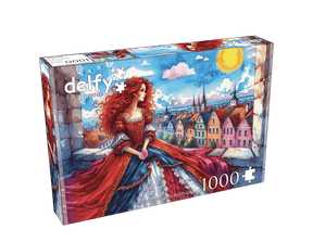 Looking Beyond Roofs 1000 Piece Jigsaw Puzzle | Delfy Puzzles - Jigsaw Puzzles - The Puzzle Center