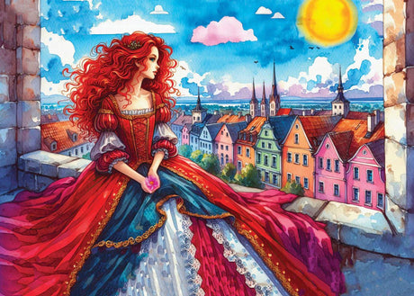 Looking Beyond Roofs 1000 Piece Jigsaw Puzzle | Delfy Puzzles - Jigsaw Puzzles - The Puzzle Center