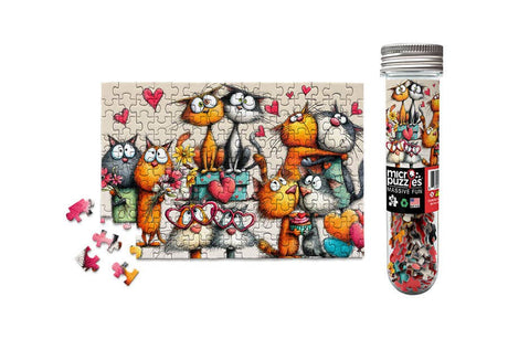 Lovable Cats 150 Piece Mini Jigsaw Puzzle | MicroPuzzles - Mini Jigsaw Puzzles - The Puzzle Center