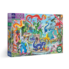 Love of Dragons 100 Piece Jigsaw Puzzle | eeBoo - Jigsaw Puzzles - The Puzzle Center