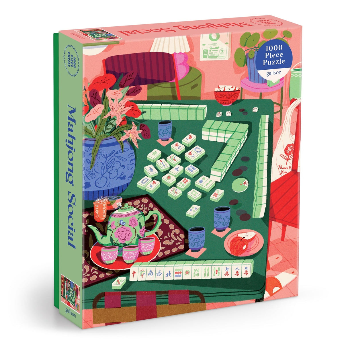 Mahjong Social 1000 Piece Jigsaw Puzzle | Galison