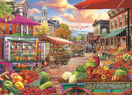 Main Street Market 1000 Piece Jigsaw Puzzle | Eurographics - Eurographics - Jigsaw Puzzles - The Puzzle Center