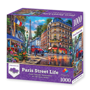 Majestic by Springbok Paris Street Life 500 Piece Jigsaw Puzzle | Springbok Puzzles - Springbok Puzzles - Jigsaw Puzzles - The Puzzle Center
