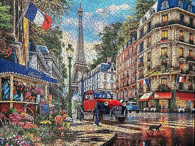 Majestic by Springbok Paris Street Life 500 Piece Jigsaw Puzzle | Springbok Puzzles - Springbok Puzzles - Jigsaw Puzzles - The Puzzle Center