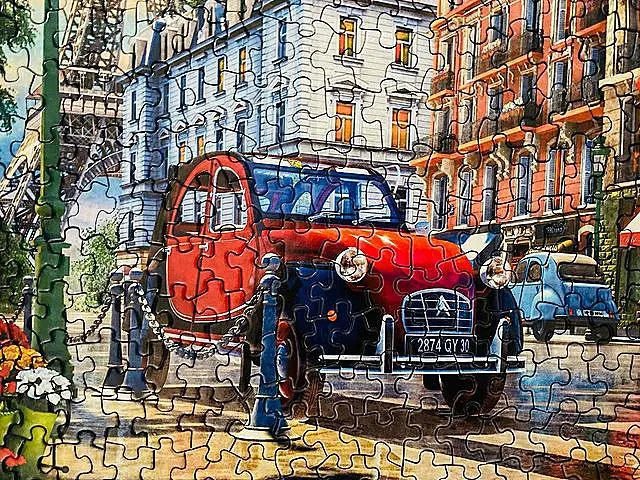 Majestic by Springbok Paris Street Life 500 Piece Jigsaw Puzzle | Springbok Puzzles - Springbok Puzzles - Jigsaw Puzzles - The Puzzle Center
