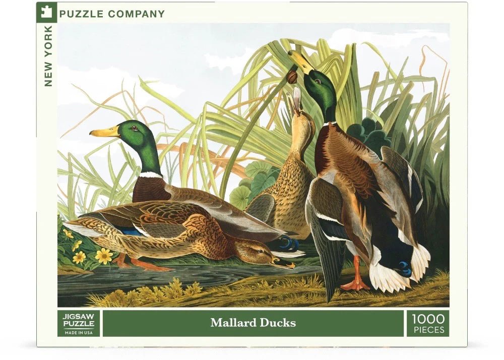 Mallard Ducks 1000 Piece Jigsaw Puzzle | New York Puzzle Company - Jigsaw Puzzles - The Puzzle Center