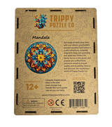 Mandala Shaped 300 Piece Wooden Jigsaw Puzzle | Trippy Puzzle Co - Jigsaw Puzzles - The Puzzle Center