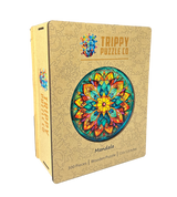 Mandala Shaped 300 Piece Wooden Jigsaw Puzzle | Trippy Puzzle Co - Jigsaw Puzzles - The Puzzle Center