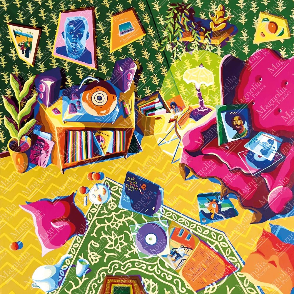 Mandarin Bebop 1000 Piece Jigsaw Puzzle | Magnolia Puzzles - Magnolia - Jigsaw Puzzles - The Puzzle Center
