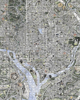 Map of DC and The Declaration of Independence 1000 Piece Jigsaw Puzzle | Pomegranate - Jigsaw Puzzles - The Puzzle Center