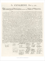 Map of DC and The Declaration of Independence 1000 Piece Jigsaw Puzzle | Pomegranate