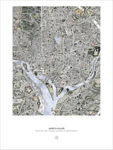 Map of DC and The Declaration of Independence 1000 Piece Jigsaw Puzzle | Pomegranate
