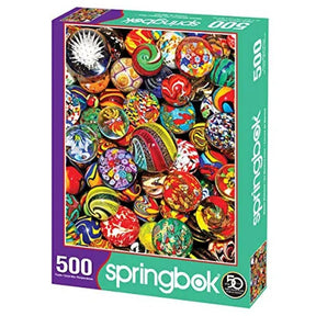 Marble Madness 500 Piece Jigsaw Puzzle by Springbok Puzzles - Springbok Puzzles - Jigsaw Puzzles - The Puzzle Center