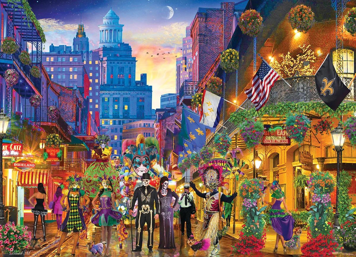 Mardi Gras New Orleans 1000 Piece Jigsaw Puzzle | Eurographics - Jigsaw Puzzles - The Puzzle Center